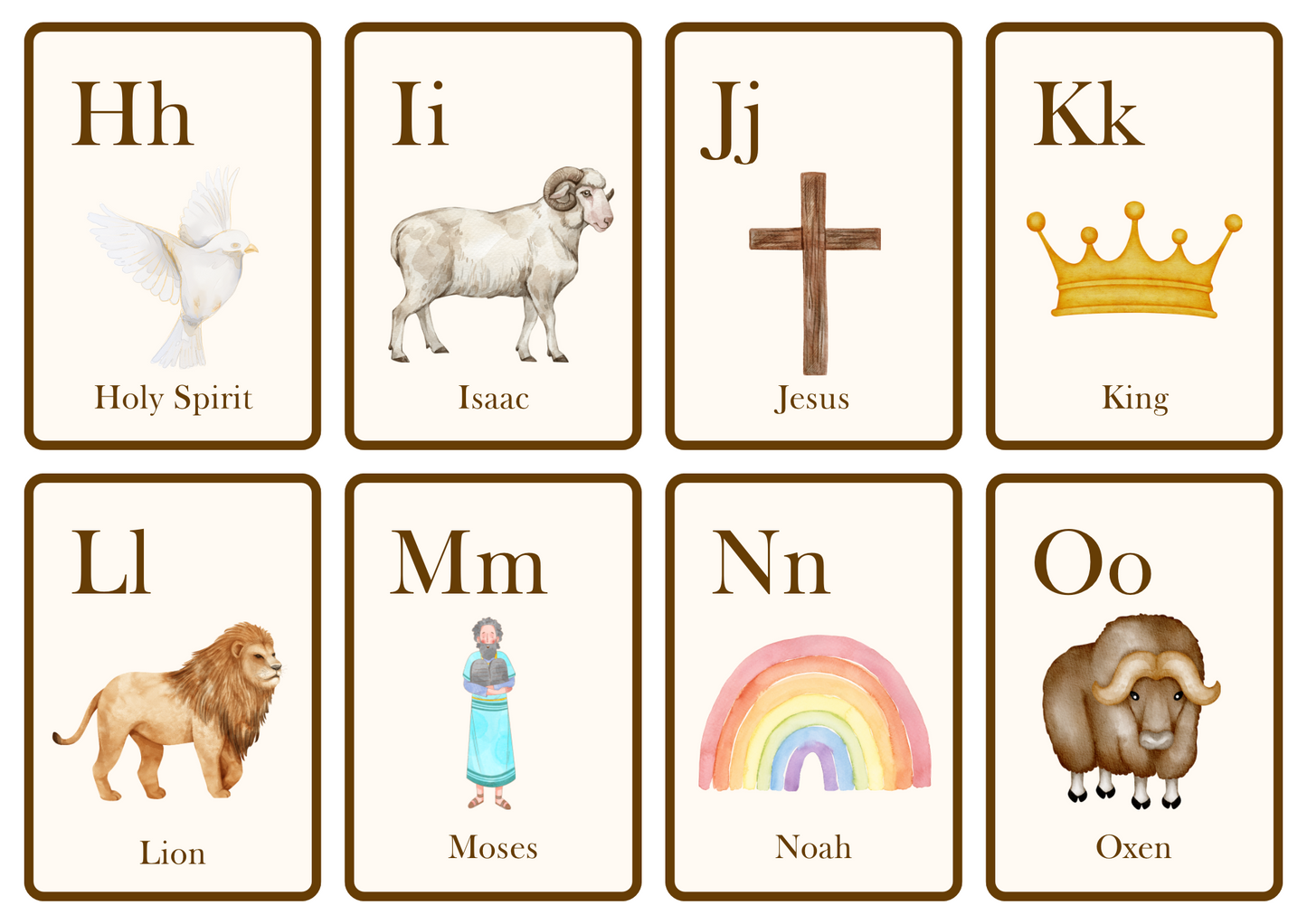 ABC Bible Flashcards