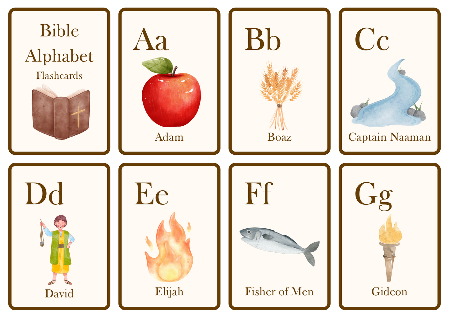 ABC Bible Flashcards